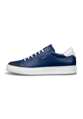 Blauw gladleren Barossa sneaker