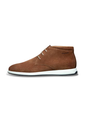  Roest cognac suède Ticino halfhoge veterschoen