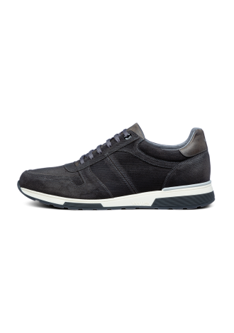 Licht grijs suède Positano sneaker