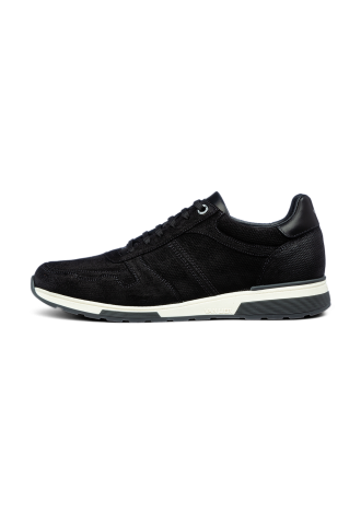 Zwart suede Positano sneaker