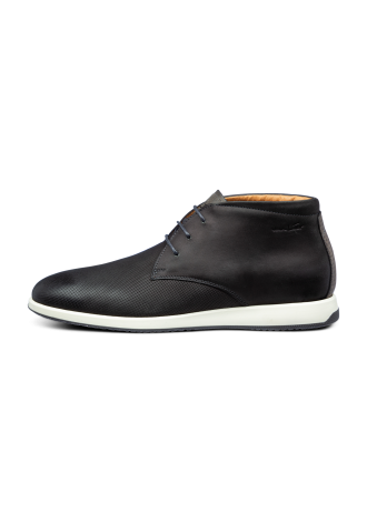 Antraciet grijs nubuck Ticino halfhoge veterschoen