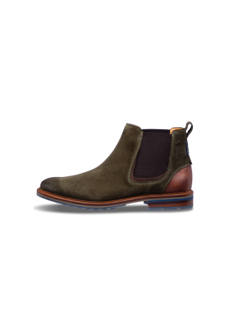 Grijs groen suède Monti chelsea boot