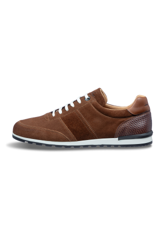 Roest cognac suède Anzano sneaker