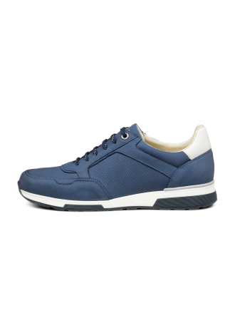 Blauw nubuck Positano sneaker