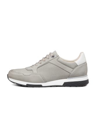 Licht grijs nubuck Positano sneaker