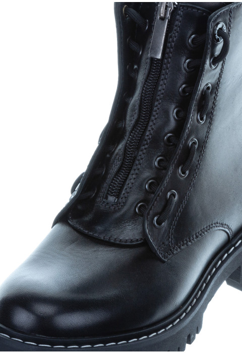 Zwart gladleren Lysa boot