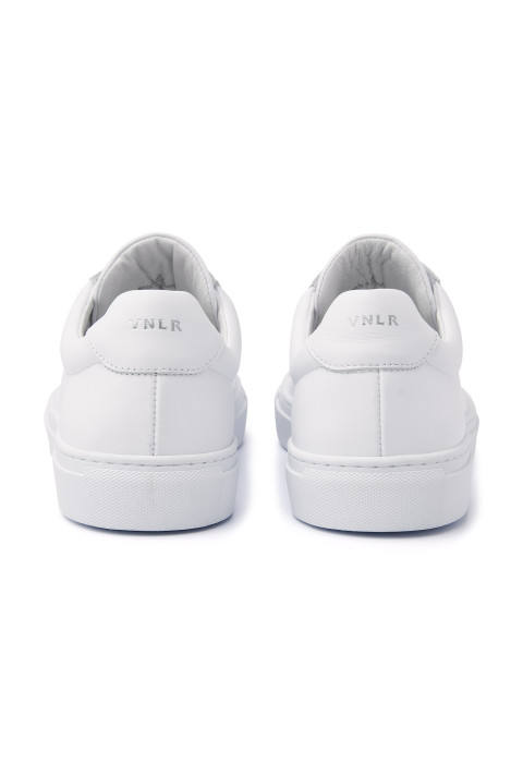 Wit gladleren Novara sneaker