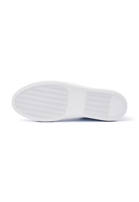 Wit gladleren Novara sneaker