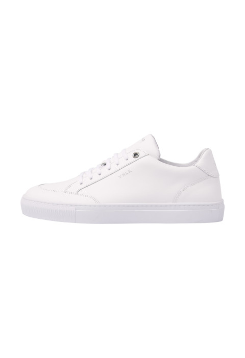 Wit gladleren Novara sneaker