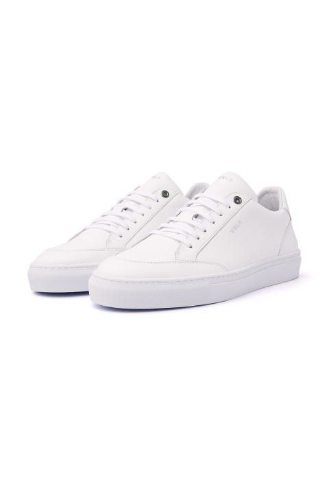 Wit gladleren Novara sneaker