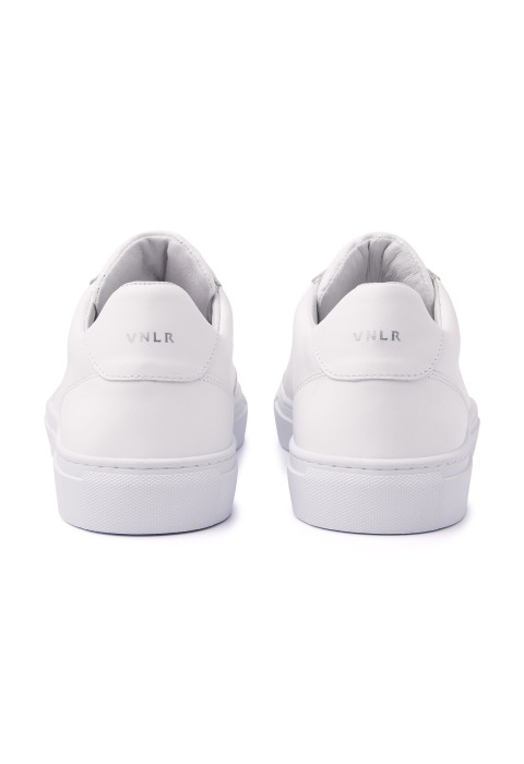 Wit gladleren Novara sneaker