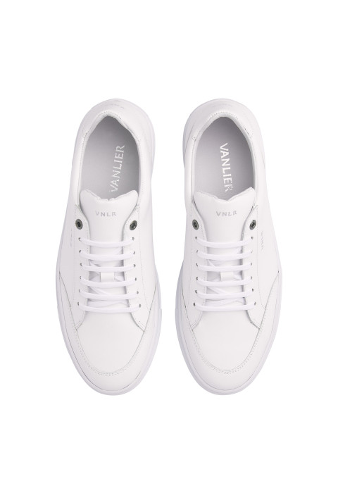 Wit gladleren Novara sneaker
