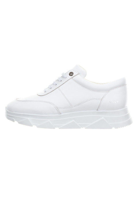 Wit gladleren Rosa sneaker