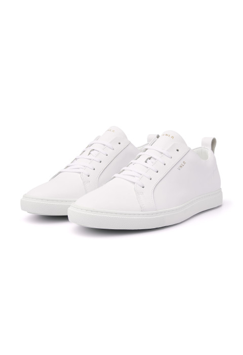Wit gladleren Carlo sneaker