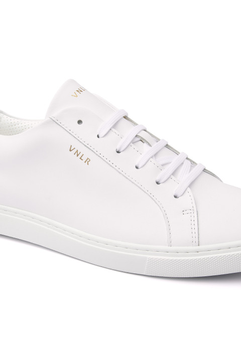 Wit gladleren Carlo sneaker
