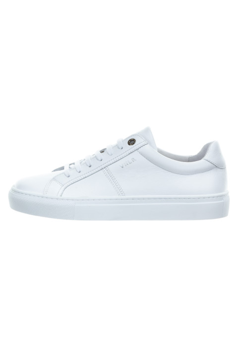 Wit gladleren Violetta veterschoen