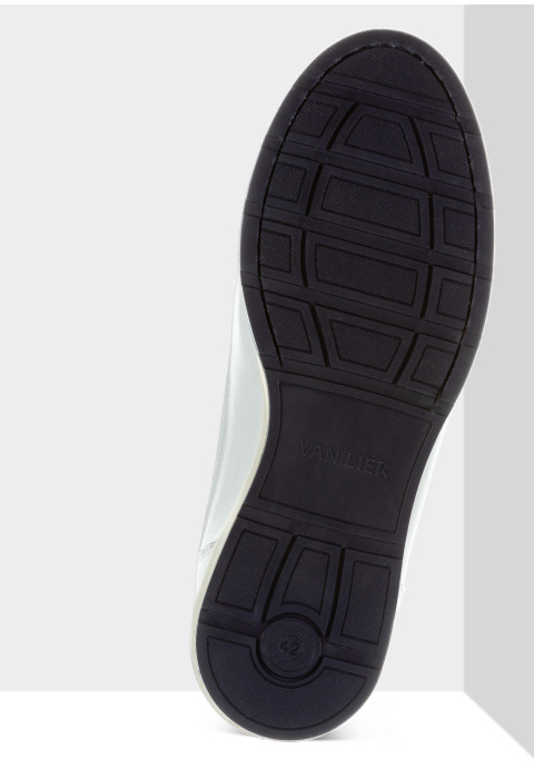 Wit gladleren Davinci sneaker