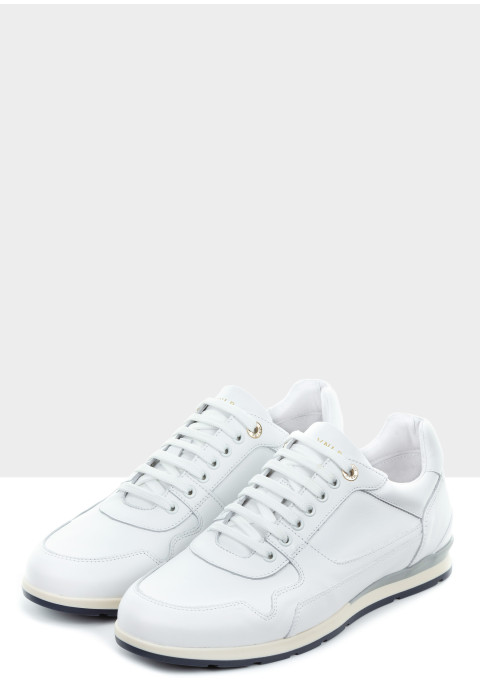 Wit gladleren Davinci sneaker