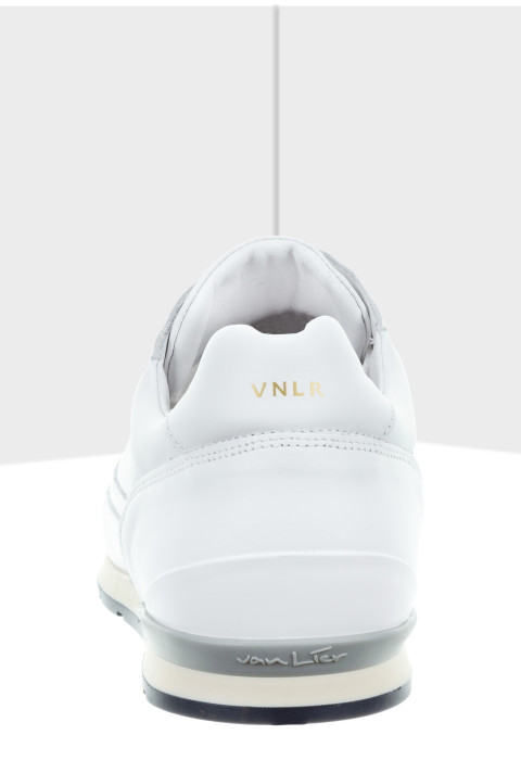 Wit gladleren Davinci sneaker