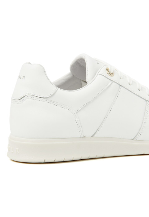 Wit gladleren Mercato sneaker