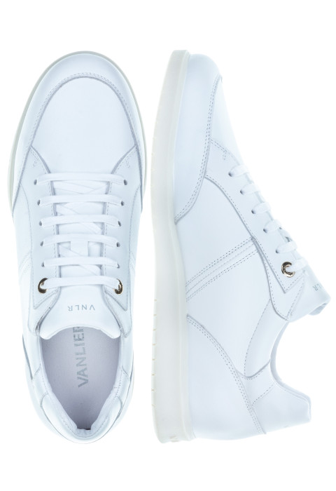 Wit gladleren Mercato sneaker