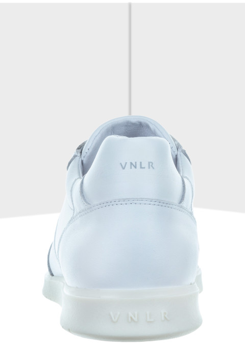 Wit gladleren Mercato sneaker