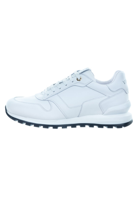Wit gladleren Marino sneaker