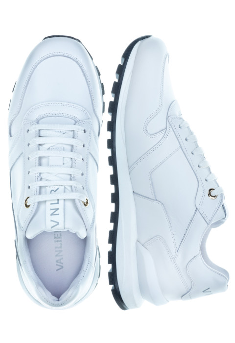 Wit gladleren Marino sneaker