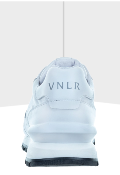 Wit gladleren Marino sneaker