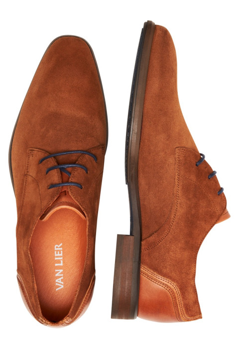 Cognac suède Berlin veterschoen