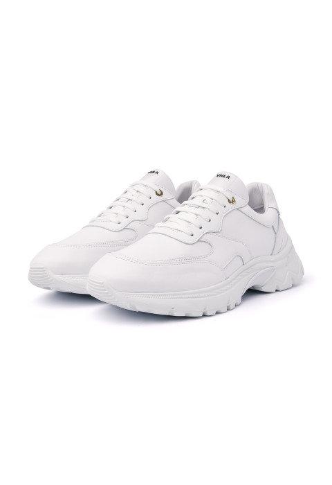 Wit gladleren Lambo sneaker