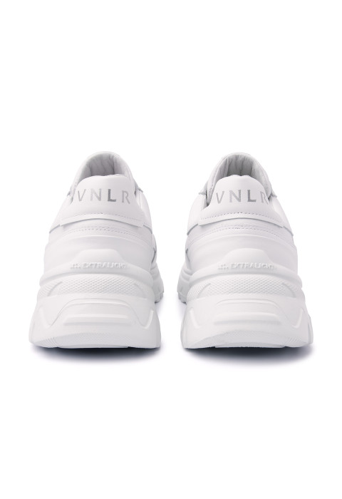 Wit gladleren Lambo sneaker