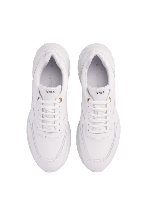 Wit gladleren Lambo sneaker
