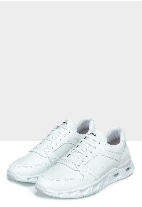 Wit gladleren Ovada sneaker