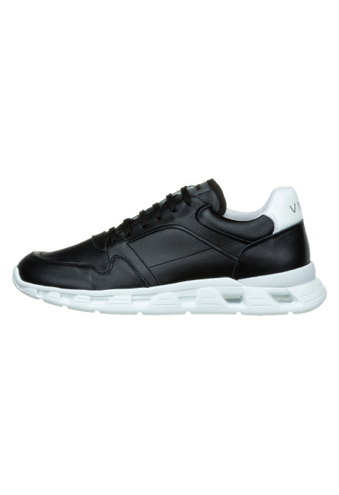 Zwart gladleren Ovada sneaker