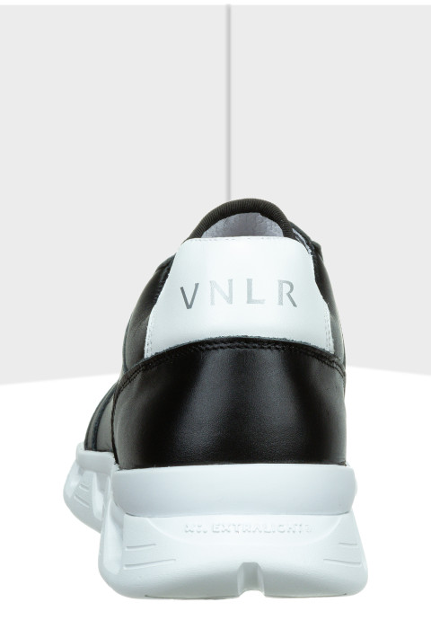 Zwart gladleren Ovada sneaker