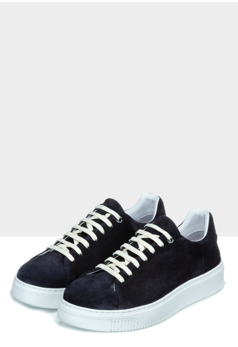 Navy suède Lausanne sneaker