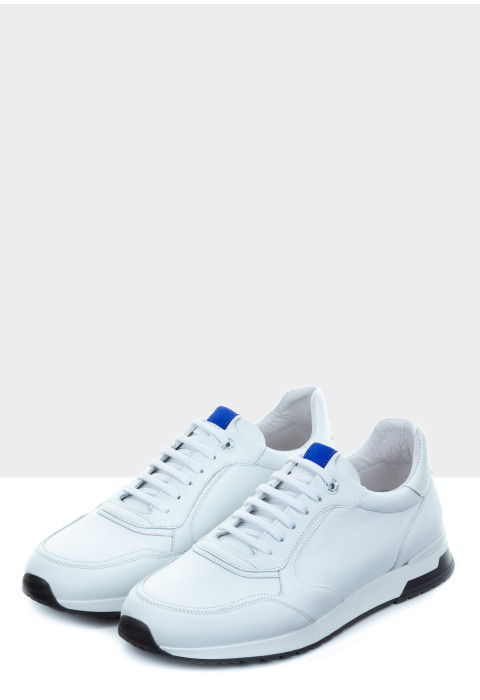Wit gladleren Torado sneaker