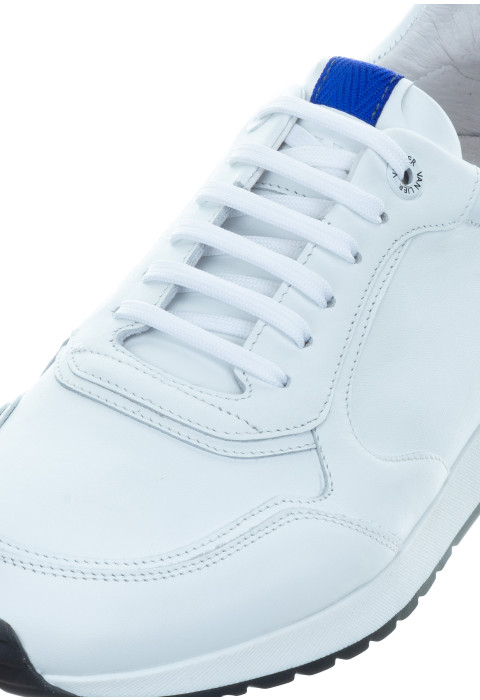 Wit gladleren Torado sneaker