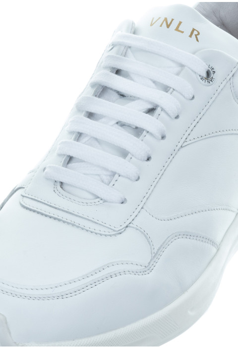 Wit gladleren Ferro sneaker
