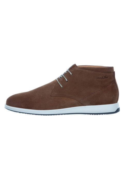 Roest cognac suède Ticino halfhoge veterschoen