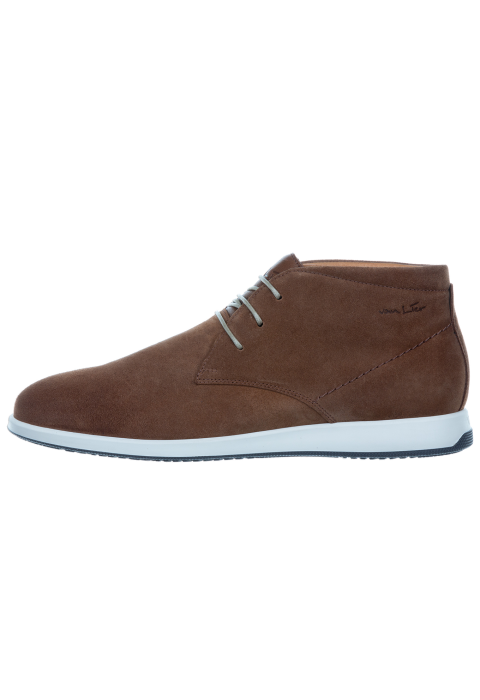 Roest cognac suède Ticino halfhoge veterschoen
