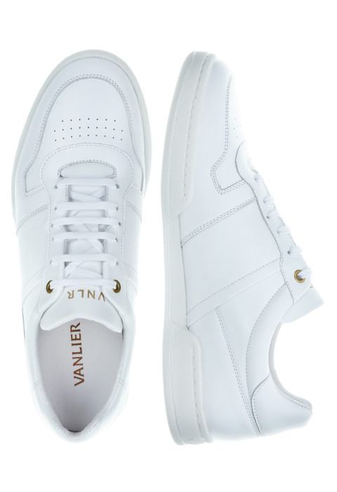 Wit gladleren Treviso sneaker
