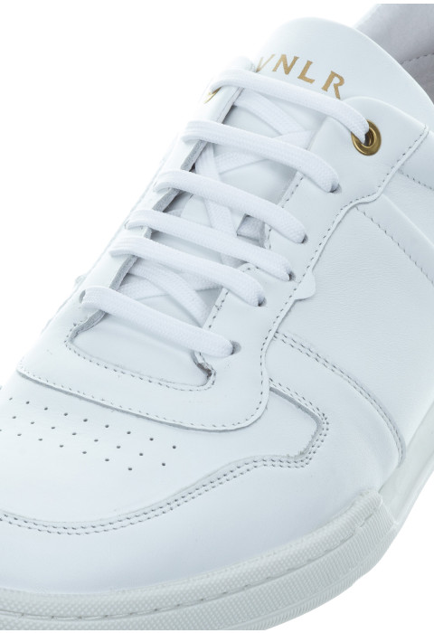 Wit gladleren Treviso sneaker