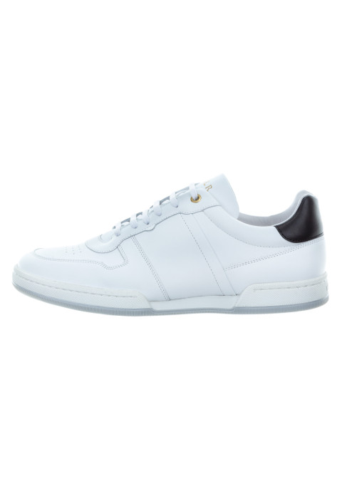 Wit combi gladleren Treviso sneaker