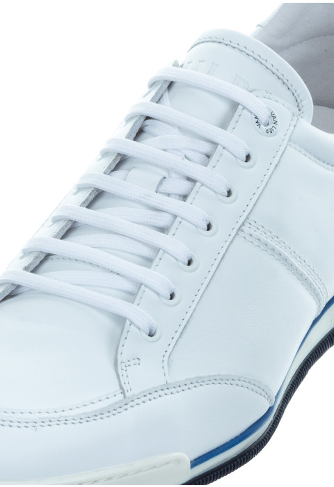 Wit gladleren Magnus sneaker