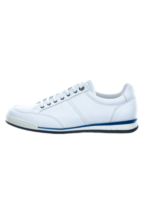 Wit gladleren Magnus sneaker