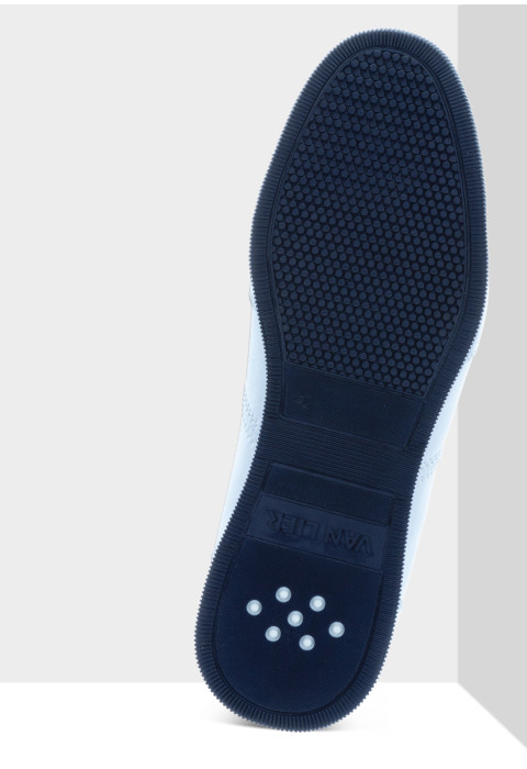 Wit gladleren Magnus sneaker