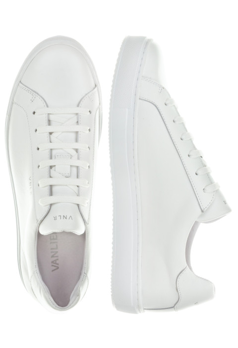 Wit gladleren Maurizio sneaker