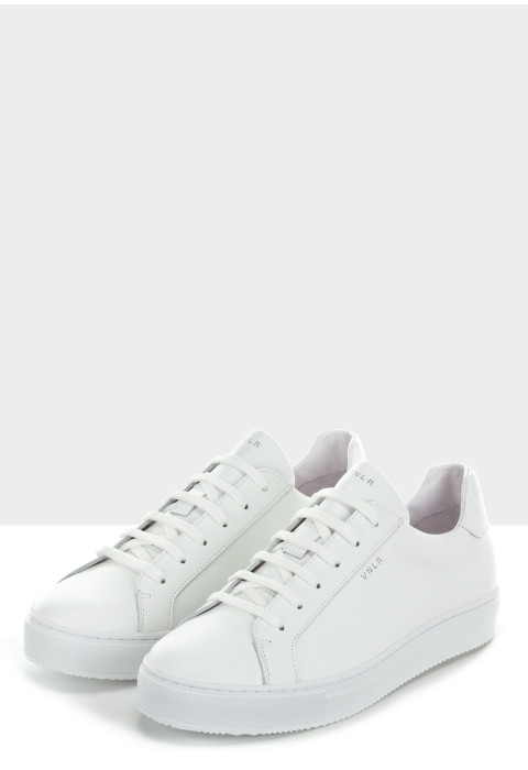 Wit gladleren Maurizio sneaker